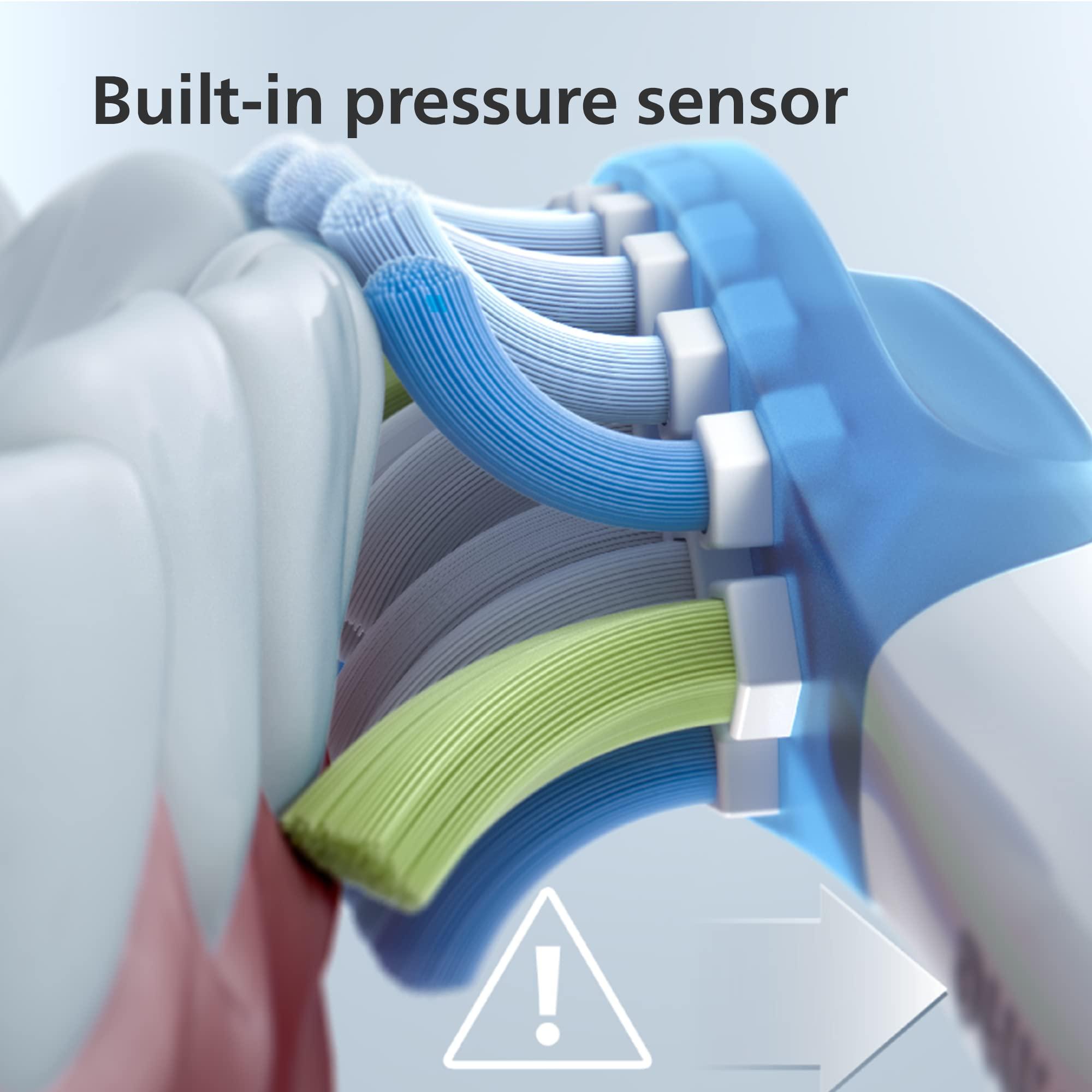 PHILIPS Philips Sonicare DiamondClean Series 9000 Electric Toothbrush - Sonic Brush, Cleaner Teeth and Gums, 1 X C3 Premium Plaque Control Brush Head (Model HX9911/63), White