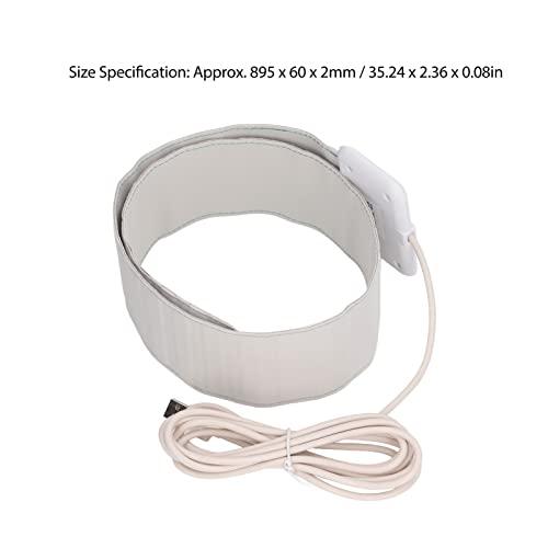 Fockety Sleep, Realtime Response No Delay Non Contact Acquisition Heart Rate Respiration Rate Sleep Tracking Pad Rollable Lightweight Sleep Sensor Pad for Hospitals, Bedrooms