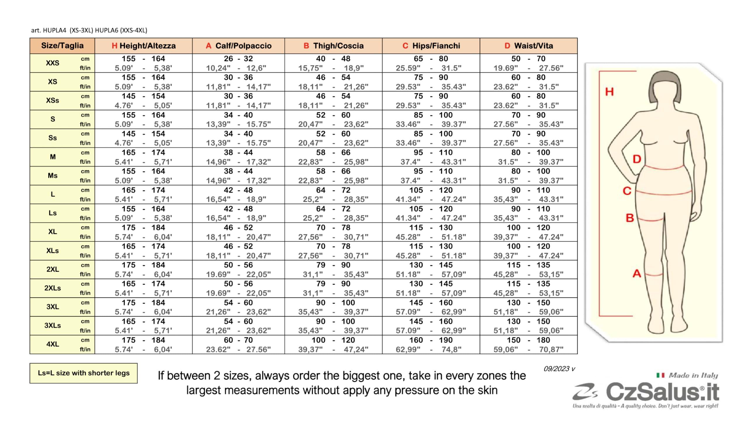 CzSalus CzSalus Flat Weave Slimming Compression Leggings, 18-21 mmHg , for Lipedema-Lymphedema - Black - Large