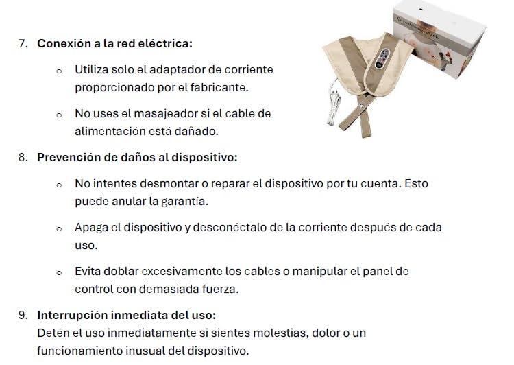 Genrico Genrico Cervical and Back Massager - Neck, Back and Shoulder Massager Leg Massager and Other Body Parts - Tapping Massager - Shiatsu - Pain Relief