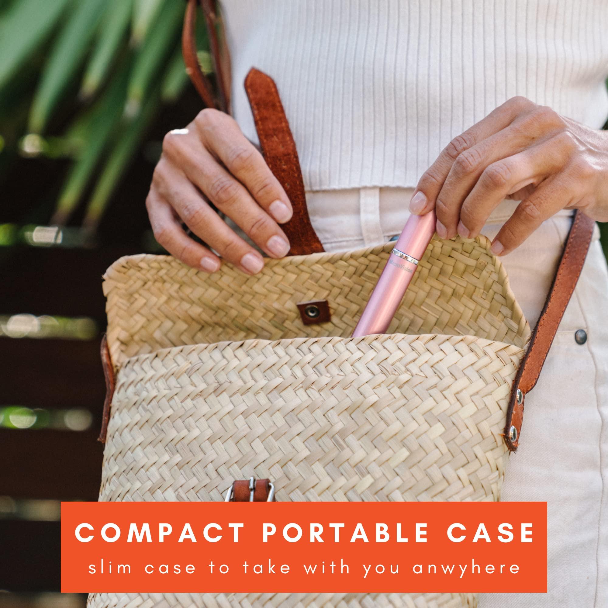 MicroVision Optical MicroVision Optical Original Mini Reader Reading Glasses With Tube Case For Women and Men Lightweight & Portable Eyeglasses as Seen on Oprah