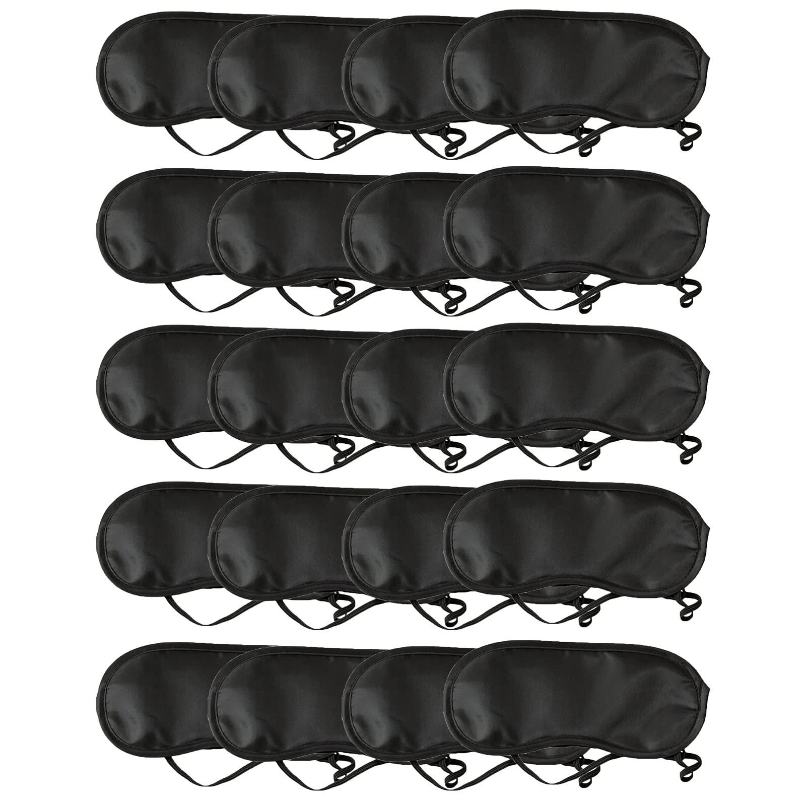 TopHomer Sleep Eye Mask Shade Cover, Disposable Sleeping Blindfold Comfortable Lightweight Sleeping Mask for Lunch Break/Travel/Plane/Hotel/Camping for Women Men 20PCS