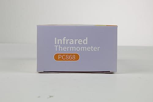 KKmier Thermometer for Adults, KKmier Digital Forehead Thermometers, Non Contact Infrared Temperature Checker for Adults Children Baby, Thermometer Gun with Fever Alarm, 2s Readings, 99 Measurement Memory