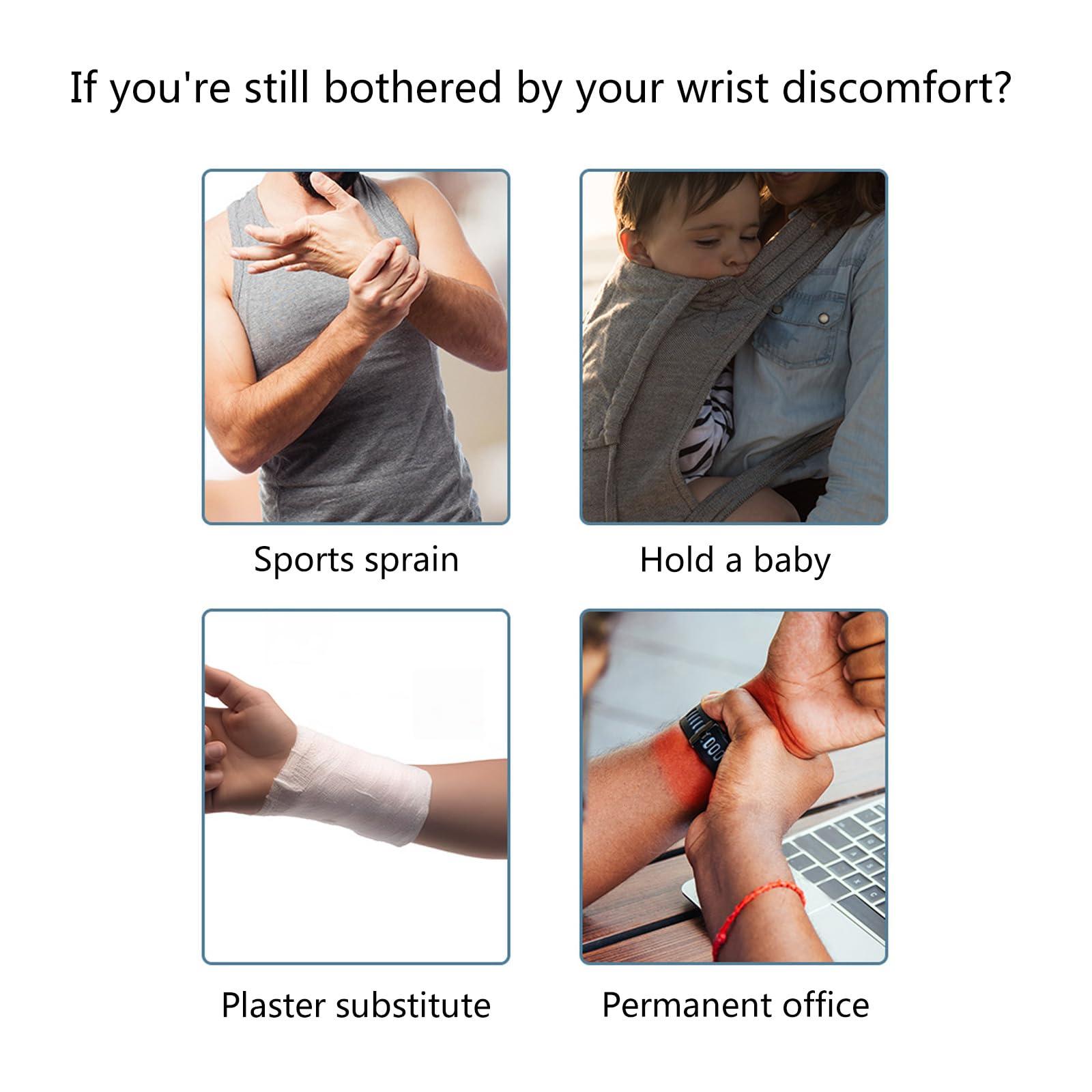 Paopaoldm Carpal Tunnel Hand Wrist Brace Support With Strap & Splint Stabilizers Helps Relieve Tendinitis Carpal Tunnel Hand Carpal Tunnel Wrist Brace Support With Straps & Splint Stabilizers Helps Carpal