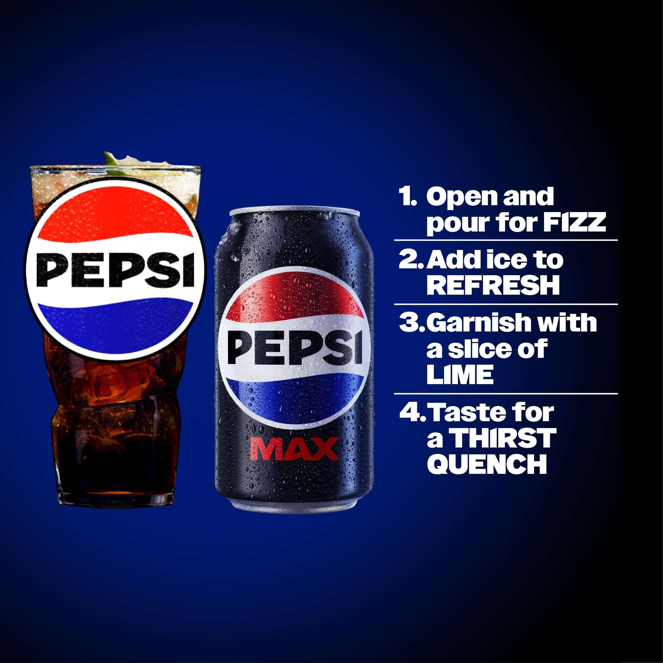Pepsi Pepsi Max Cans, 8 x 330ml