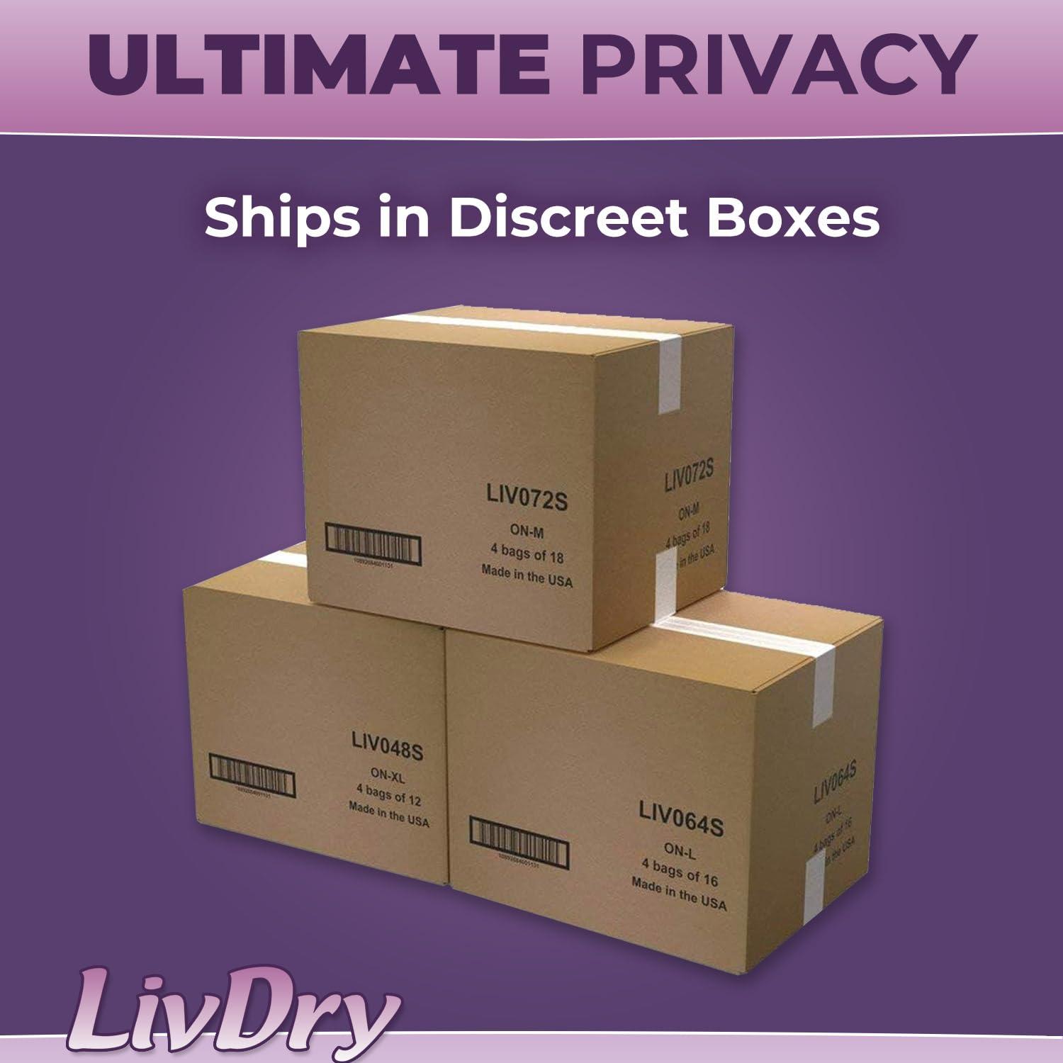 TYE Medical Livdry XXL Adult Diapers for Women, Ultimate Absorbency Incontinence Underwear, All Day or Overnight Protection, XX-Large (40 Count)