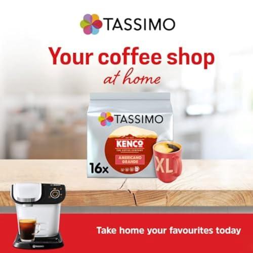 Tassimo Tassimo Kenco Americano Grande XL Coffee Pods x16 (Pack of 5, Total 80 Drinks)