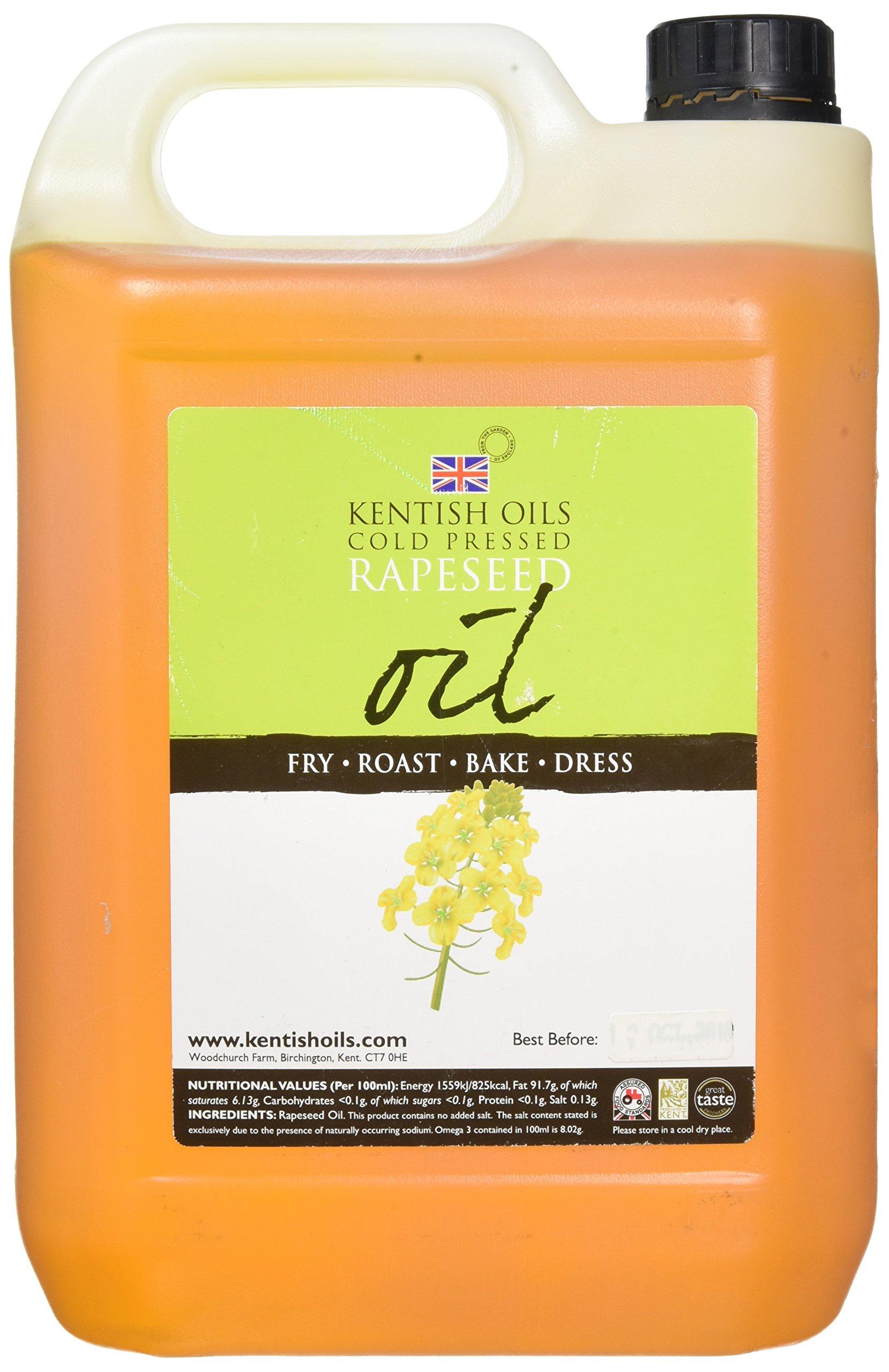 Kent Crisps Limited Kentish Oils Extra Virgin Rapeseed Oil 5 Litre