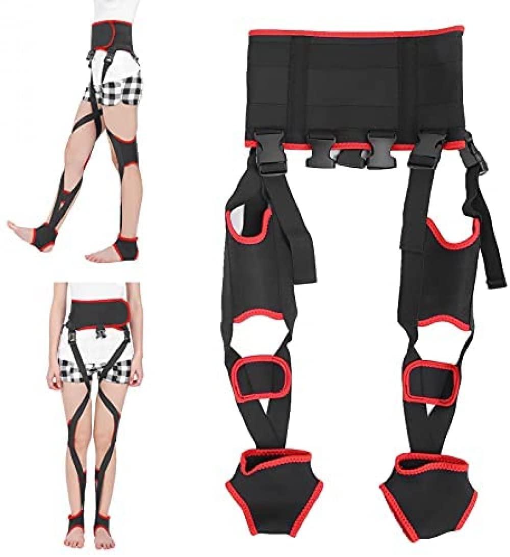 Tapef@ O/X Leg Type Correction Belt Adjustable Leg Correction Band, Correction Brace Belt Knock Knees Valgus Deformity Bow Legs Band Straighten Belt-L