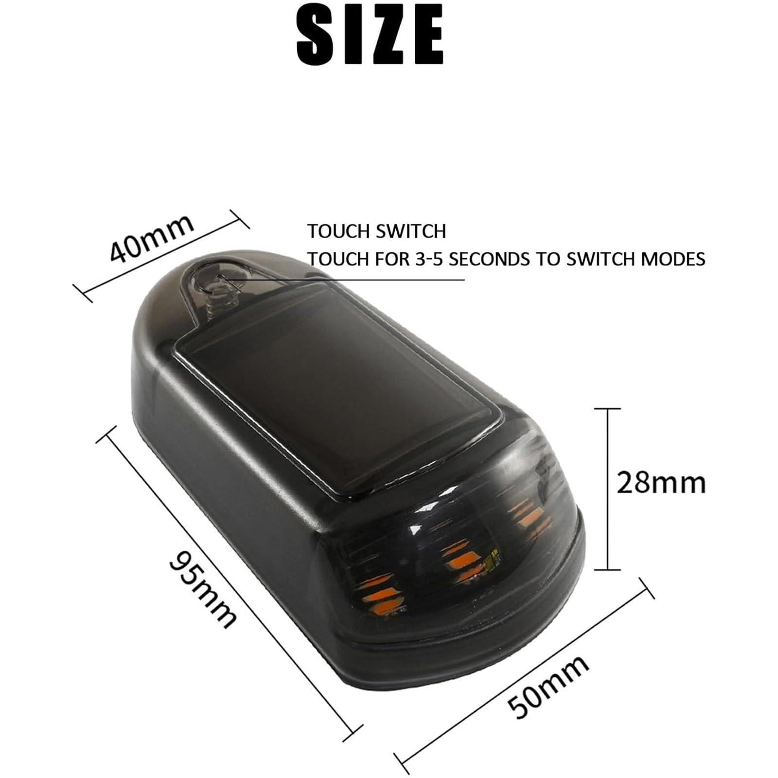 Generic Wireless Cab Lights for Truck, 2024 New Punch-Free Solar Cab Lights, 7 Colors App Control, Led Lights Vibration Sensor Roof Lights, Lights for Universal Car (White 12 pcs)