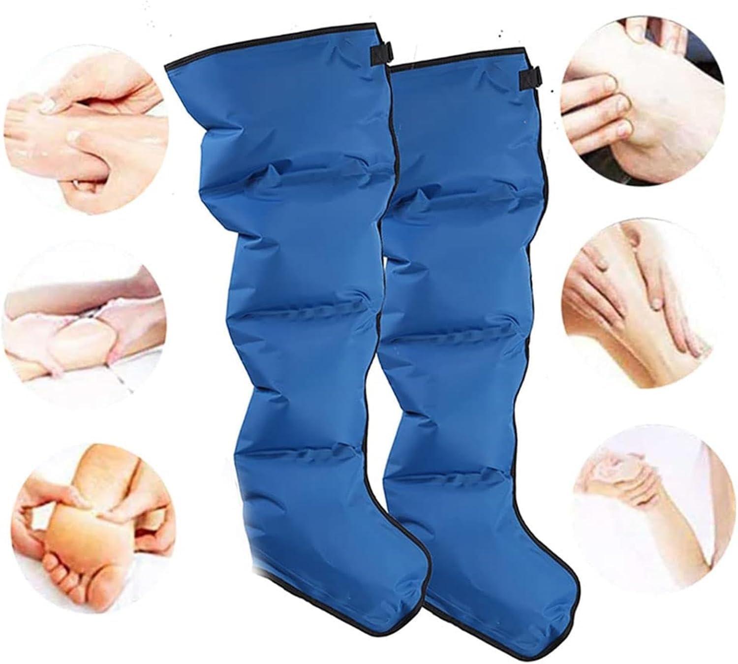 DaoGeSir Pneumatic Leg Massager Air Compression Massager Machine Lymphatic Drainage Leg Massager Foot Ankles Calf Massage Machine for Lymphedema Circulation Swelling Relax Pain Relief