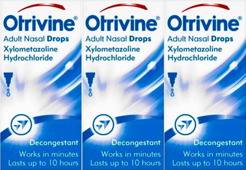 Novartis Otrivine Adult Nasal Drops 10ml x 3 Packs