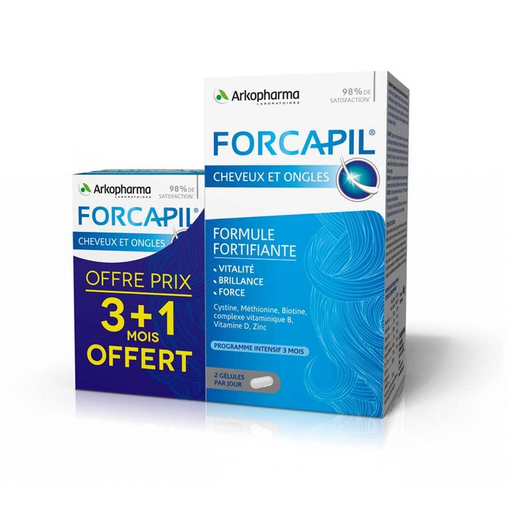 Grace nnvg Arkopharma Forcapil Hair and Nails Intensive Program 240 Capsules by Arkopharma