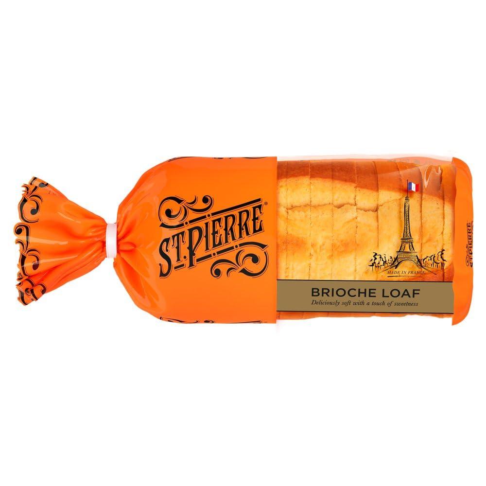 Serendib St Pierre Sliced Brioche Loaf | 500g Each | Rich, soft and tasty pre-sliced brioche loaf | Suitable for vegetarians (7 Pack)