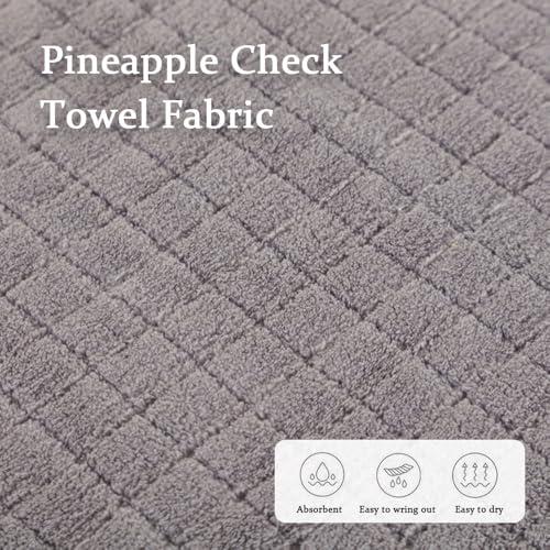 Morbuy Morbuy Massage Bed Cover Sheet with Face Hole, Microfibre Beauty Bed CoverSoft Thick Washable SPA Massage Table Face Towel Suitable for Salons SPA and Therapists (Blankets with Hole 200x100cm,Grey)