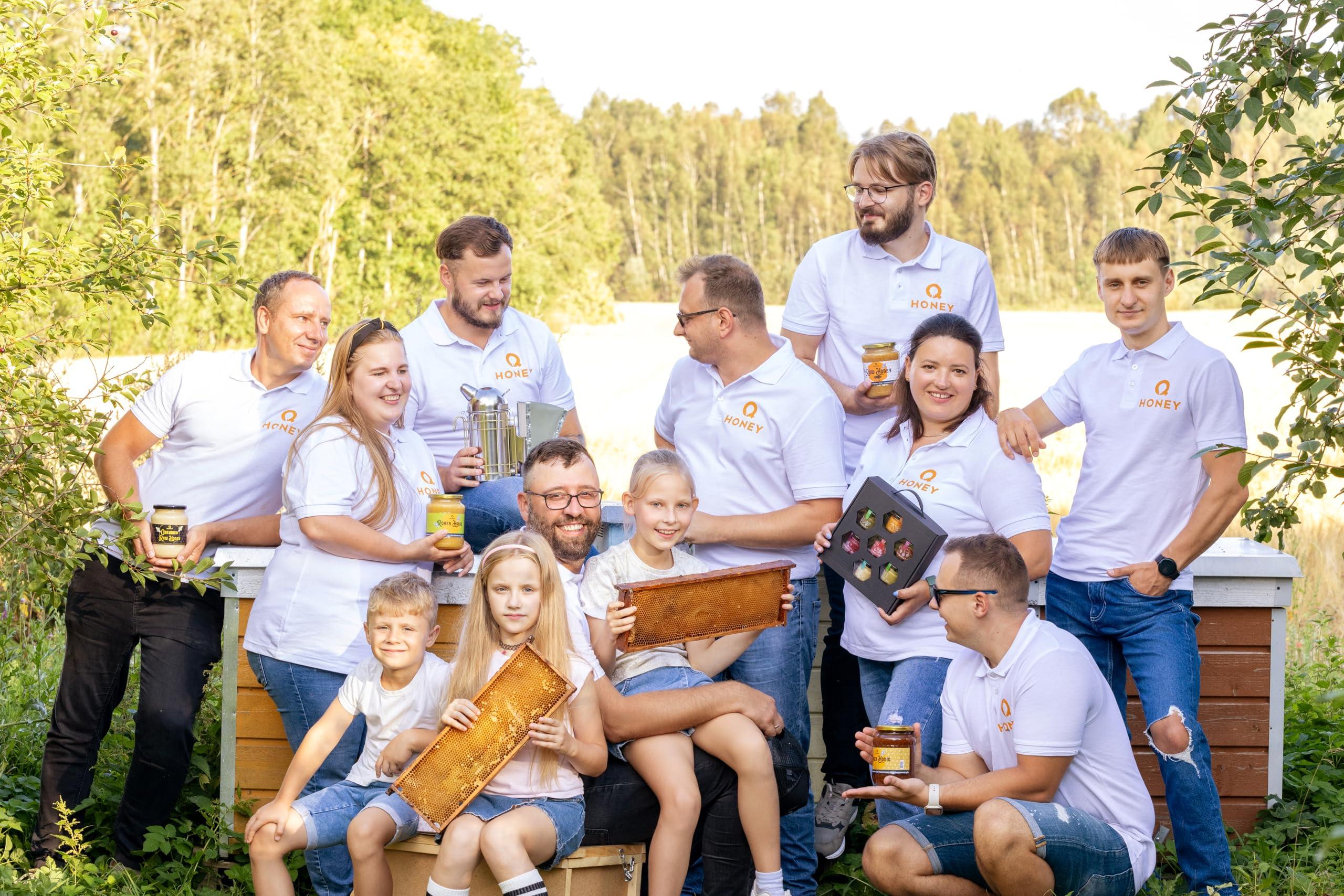 Q honey Pure Raw Honey 1kg Natural Unpasteurised Unfiltered Unheated Forest honey Wildflower Honey