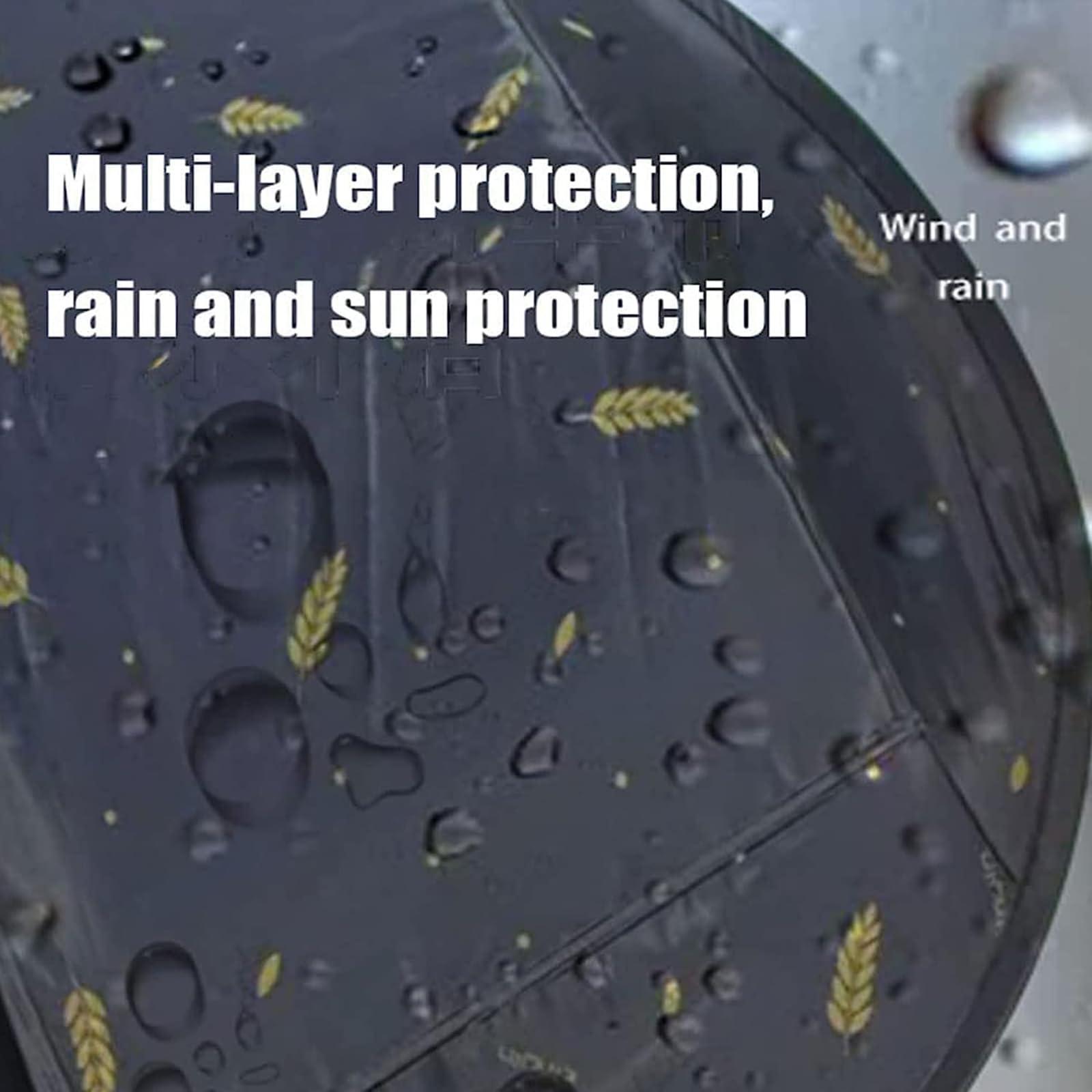 STMKB Universal Wheelchair Parasol, Adjustable Rain Cover Parasol, Most Wheelchair Powered Wheelchair Folding Umbrella Stand, UV Protection