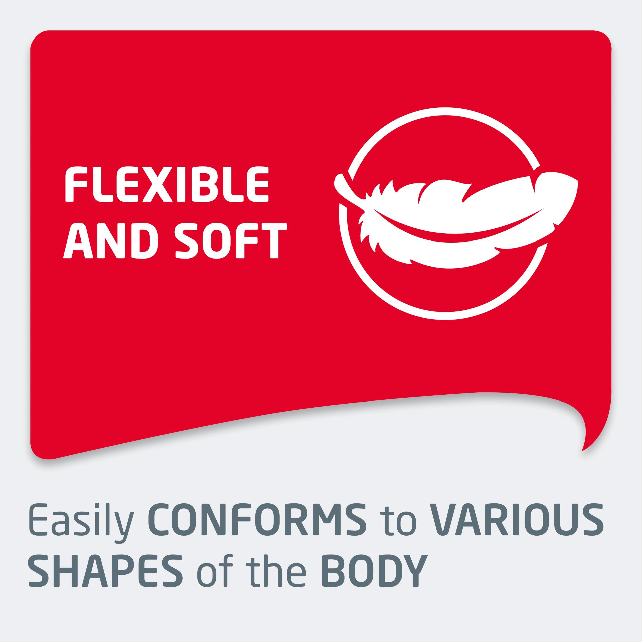 Leukoplast Leukoplast Soft White - Non-Sterile Wound Dressing Strips - Skin-Friendly, Breathable and Absorbent, First-aid Plasters - White - 2 Assorted Sizes - Box of 30