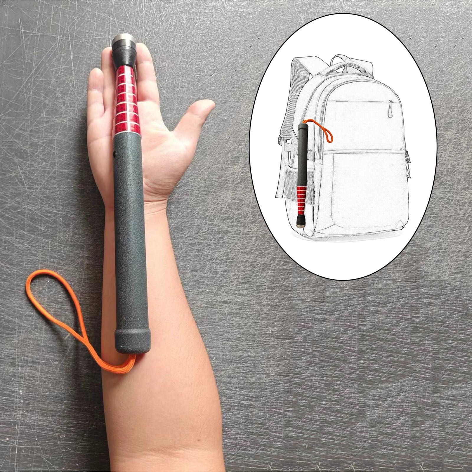 Fenghai Fenghai Reflective Folding Cane - Titanium Alloy Can Be Telescopically Folded with Blind Cane and Visually Impaired Products - with Roller head(A,118cm(46in))