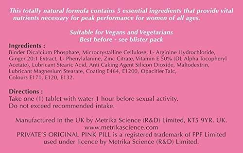 Metrika Original Pink Pill Ladies Labido Enhancer Supplement (10)