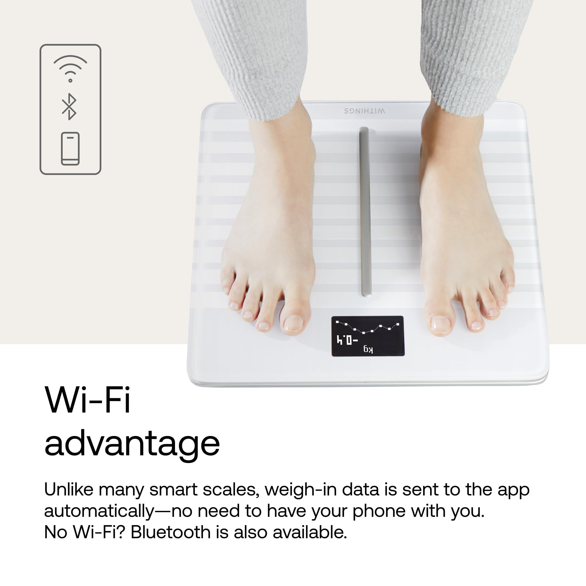 Withings Withings Body Cardio- Wi-Fi Smart Scale with Body Composition & Heart Rate, White
