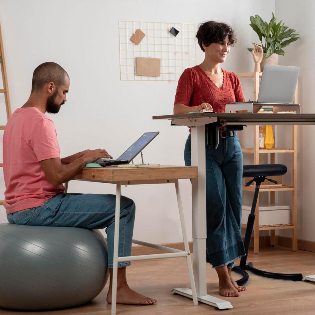 Werkfox Werkfox Standing Stool Ergonomic height adjustable stool; Standing aid workshop stool standing chair for desk, office, industry.