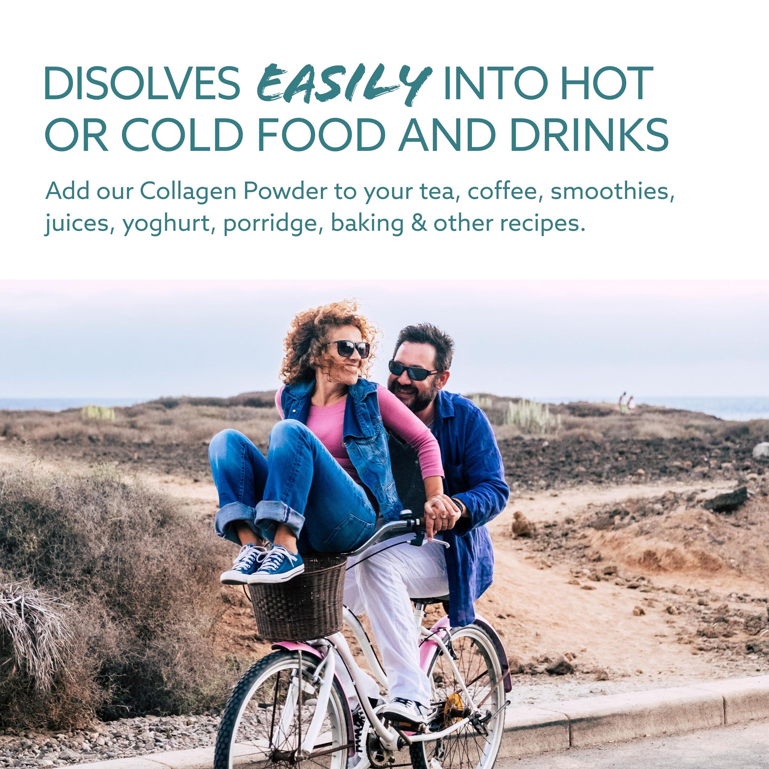 Edible Health High Protein Marine Collagen Powder, Collagen Supplements Regeneration, Quality Collagen Powder Supplement, Collagen Peptides for Diet and Everyday, Carb Free Marine Collagen, 400g Tub,30 Day Supply