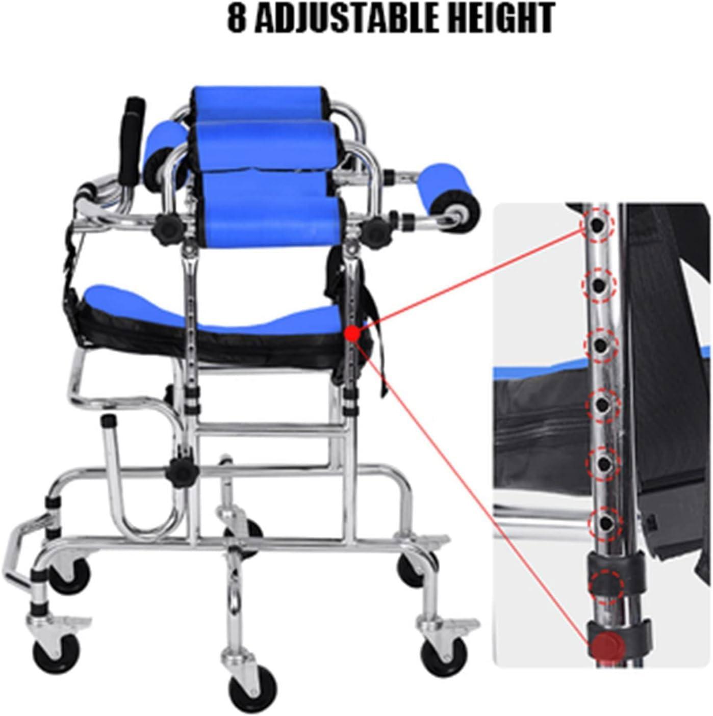 DABONE Walker for Kids Cerebral Palsy Disability,Height Adjustable Kids Walker for Cerebral Palsy Children,Child Rehabilitation Rollator Walker