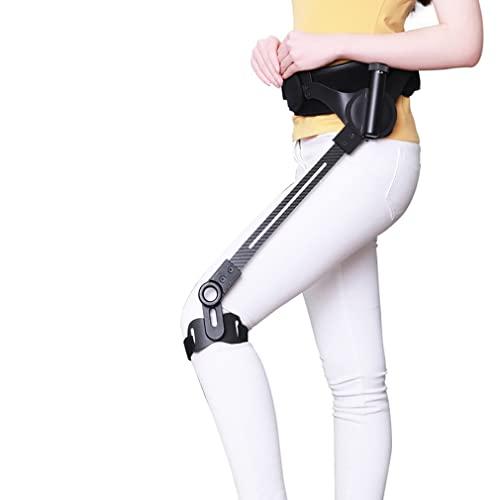 LIJBN Walking Aid Bionic Body Power Walking Aids, Stroke Rehabilitation for Leg Single Walker Assisted Walking Hemiplegia Training Exercise Boosting Leg Lift Climbing Aid Equipme