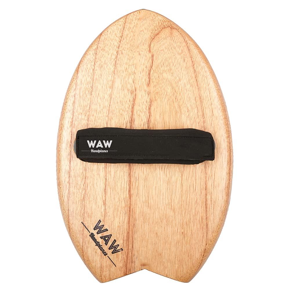 WAW Handplanes WAW TimberFish Bodysurfing Handplane, Handboard, Body Surf Plane, Hand Surfer, Hand Paddle, Sustainable Timber