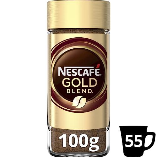 NESCAFÉ Nescafe Gold Blend Instant Coffee, Premium Instant Coffee, Rich Aroma & Smooth Taste Gold Blend Coffee, 100g (Pack of 6)