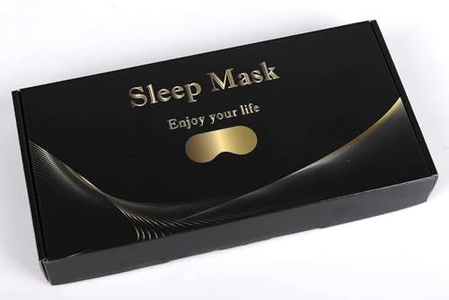 TPfocus TPfocus Sleep Mask Headphones Bluetooth Sleep Headphones, Wireless Sleep Headphones for Side Office, Air Travel, Cool Tech Gadgets (3D-Classic Black)