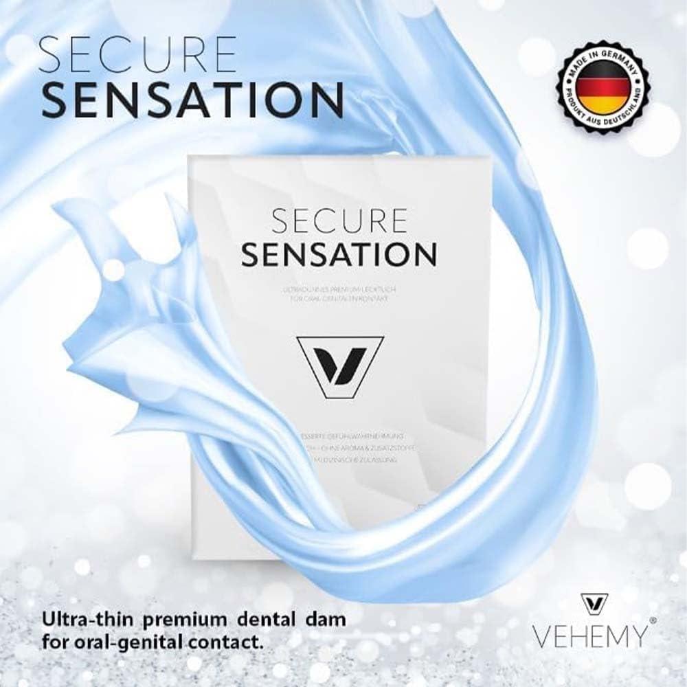 Vehemy Vehemy Dental Dams 3-Pack, Latex-Free Oral Dams, Hypoallergenic Oral Barrier, Free of Flavors and Toxic Materials, Lightweight for Optimal Sensation, Designed for Your Safety (3)