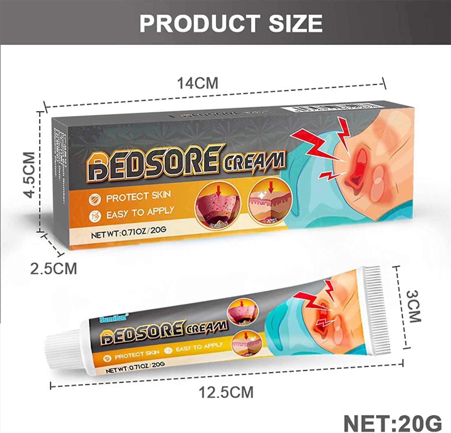 Eeiiey Bed Sore Treatment Cream,Bed Sores Healing Cream,Pressure Sore Relief Cream (1 Pcs)