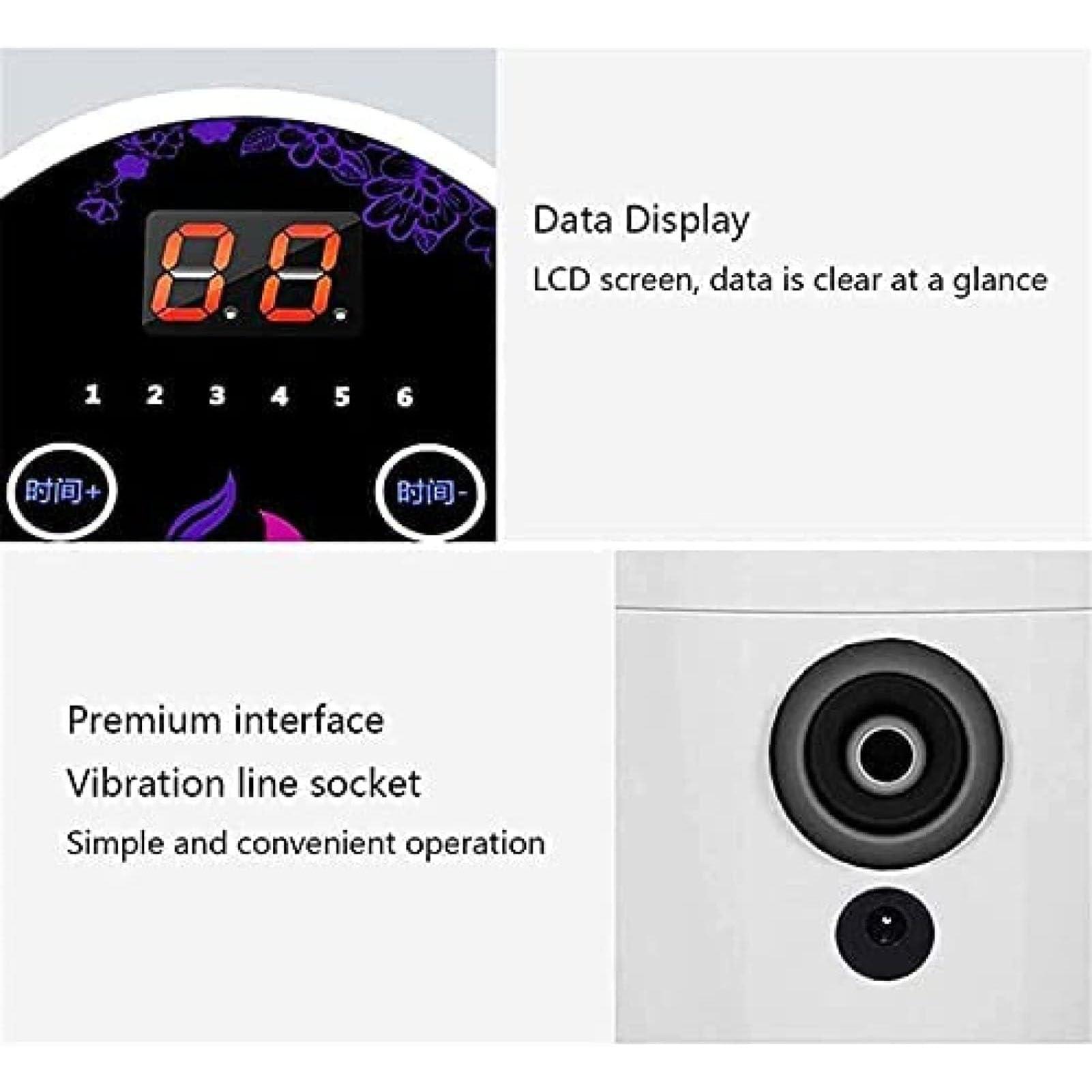 GNbow GNbow Breast Massager Cup, Electric Breast Augmentation Machine, Breast Care 360-Degree Full Package 6 Modes Adjustable, Home Breast Care Device, Chest Care Beauty Enlargement Machine