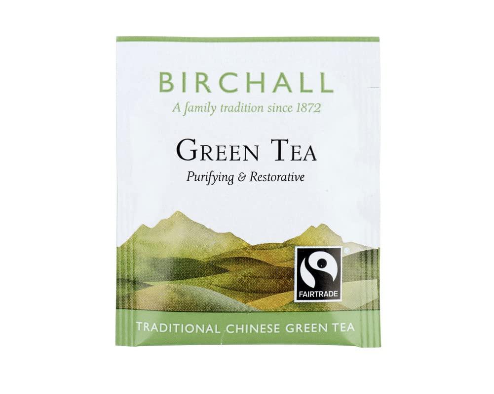 Birchall Birchall Tea - Green Tea - Box of 200 Enveloped Plant-Based Prism Tea Bags - Experience the Antioxidant Rich & Delicate Flavor of Healthful & Nutritious Brew for Every Day