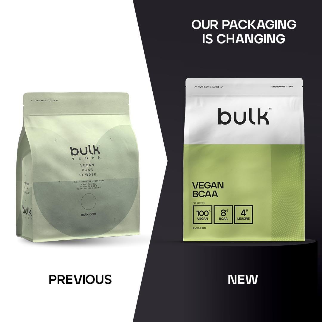 Bulk Bulk Vegan BCAA Powder, Mixed Berry, 500 g, Packaging May Vary