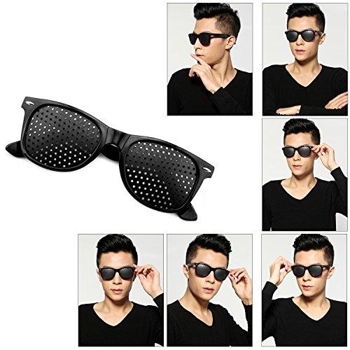 Grenhaven Grenhaven Black Grid Glasses Eye Training Pinhole Glasses