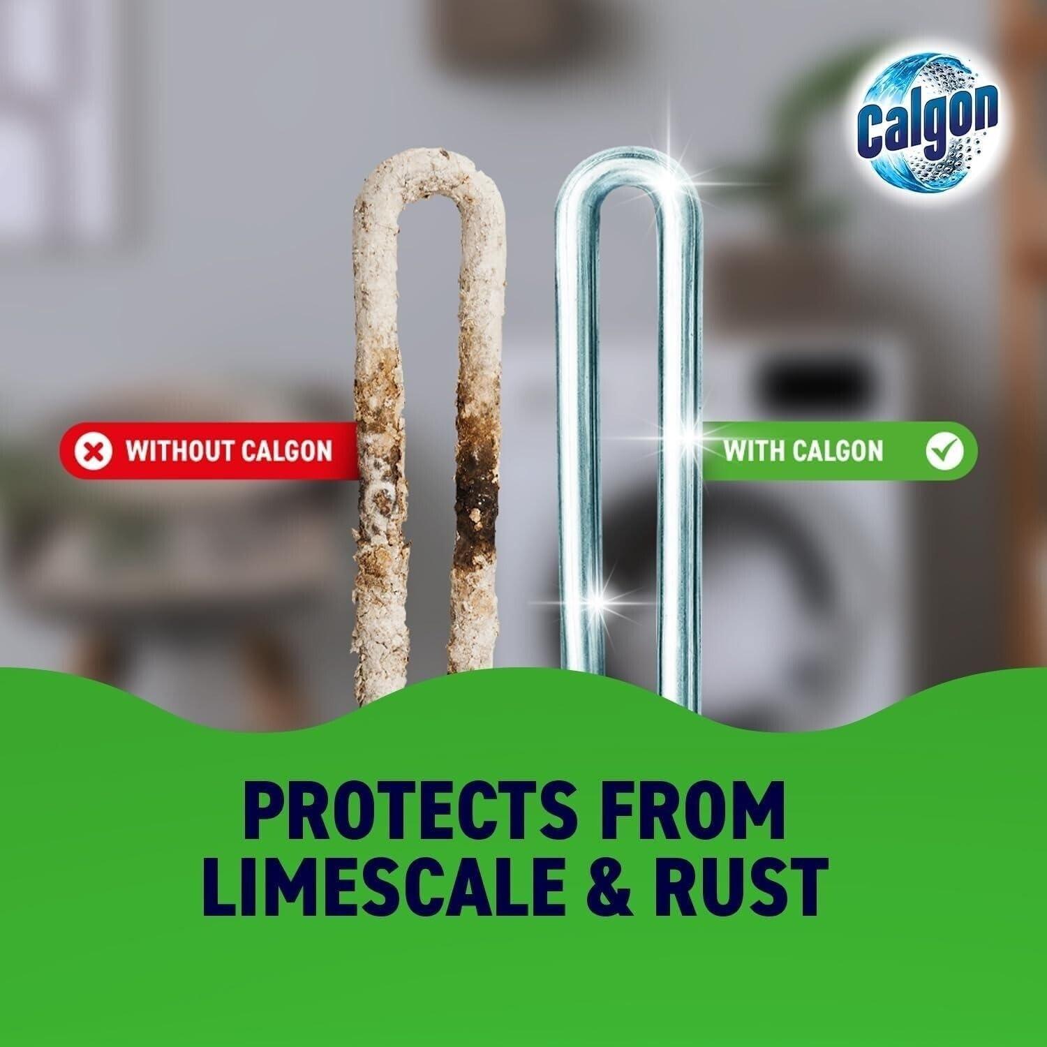 Calgon Calgon Hygiene Plus Washing Machine Cleaner & Limescale Remover, Water Softener Tablets, 13 Tablets, Pack of 7 (Total 91 Tabs)