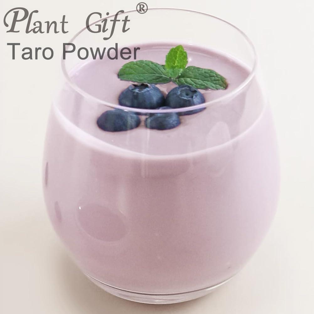 Plant Gift 100% Natural Pure Taro powder 100g/3.52oz Taro Dried Powder for Smoothies, Shakes, Baking & Drinks,| Free from Preservatives, No Added Sugar