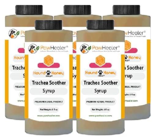 PawHealer PawHealer Hound Honey: Trachea Soother Syrup - 150 ml (5 fl oz) - Natural Herbal Remedy for Symptoms of Collapsed Trachea - Tastes Good - Easy to Administer