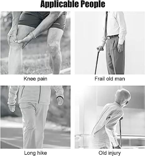 HSRG Bionic Body Power Walking Aids, Walking Can Help 50%, Lower Limbs Assisted Rehabilitation Training Equipment, Naturally Get Power Without Charging, for The Elderly, People with Limited Mobility