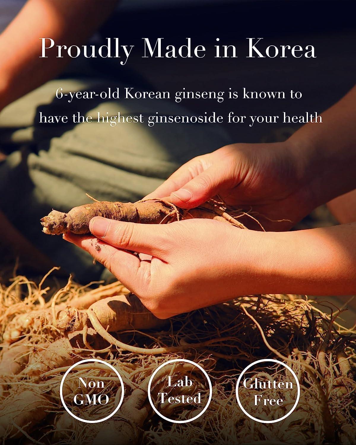 ILHWA Il Hwa Korean Ginseng Extract - 100% Pure Panax Ginseng - Enhanced with Natural Ginsenosides - Easy-to-Use with Included Spoon - 50g