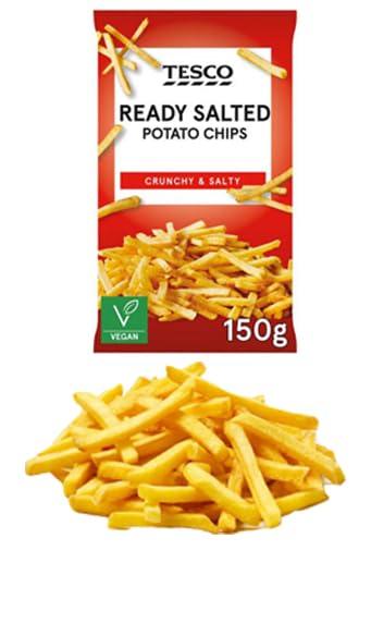 FreshCart Basics Ready Salted Potato Chips, Crunchy & Salty, 1 x 150g,Ready salted potato chips. Crunchy & Salty A classic snack, packed with flavour and crunch