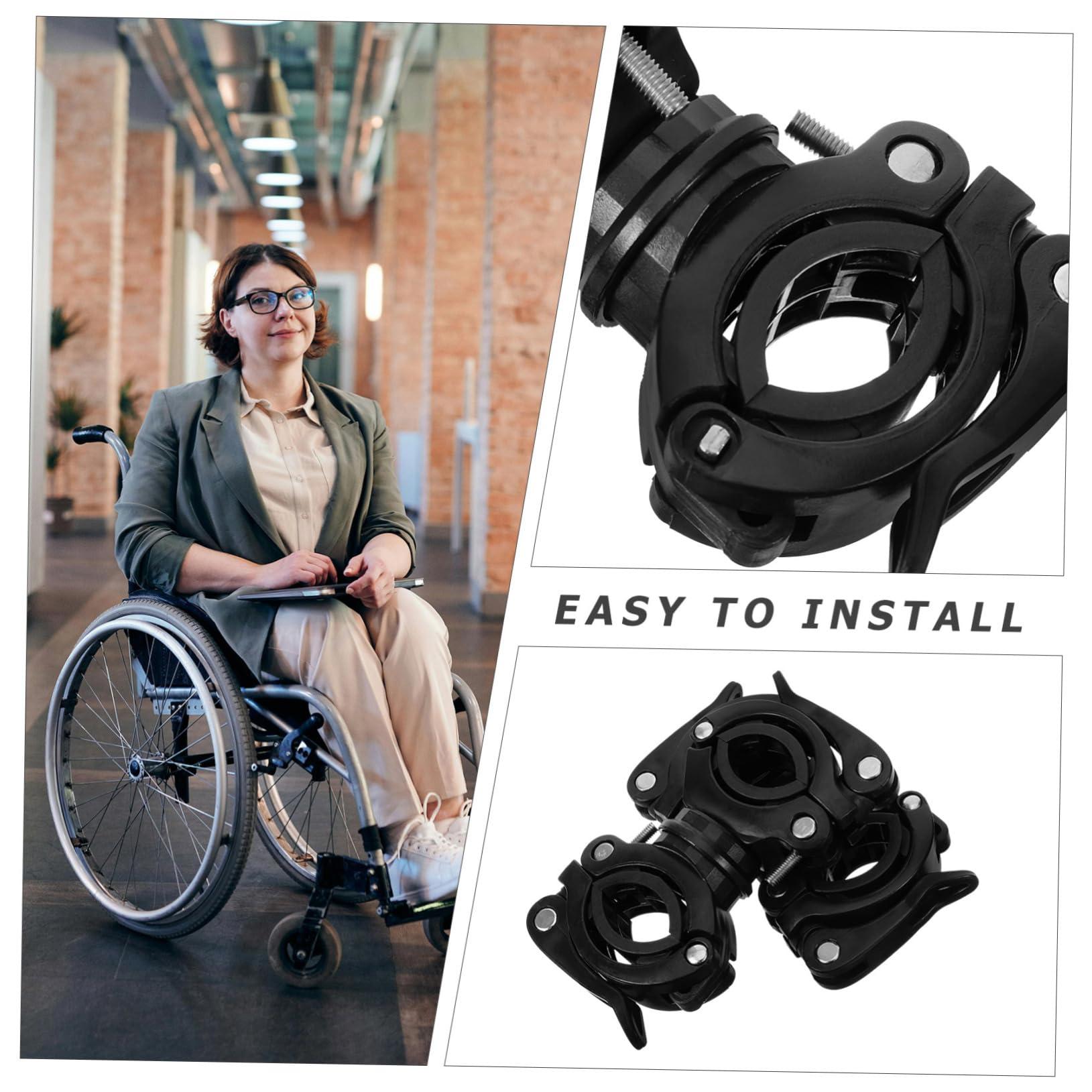 WATIIFUFU WATIIFUFU Elderly Scooter Cane Rack Lightweight Cane Holder for Walker Electric Scooter Wheelchair Crutch