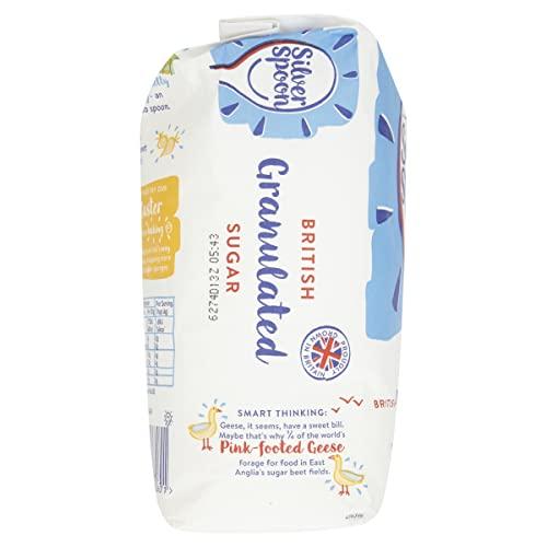 Silver Spoon Silver Spoon Granulated Sugar, 2 kg (Pack of 6)