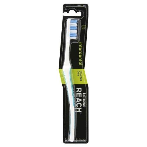 Listerine Listerine Reach Interdental Essential Care Firm Toothbrush(Assorted Colours)