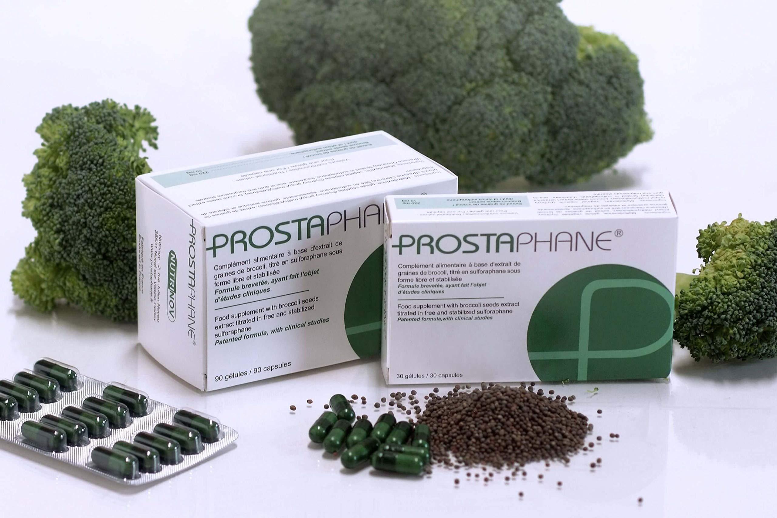 Prostaphane Nutrinov Prostaphane - 30 Capsules: The Free, stabilised, Natural Substance, extracted from Broccoli Seeds