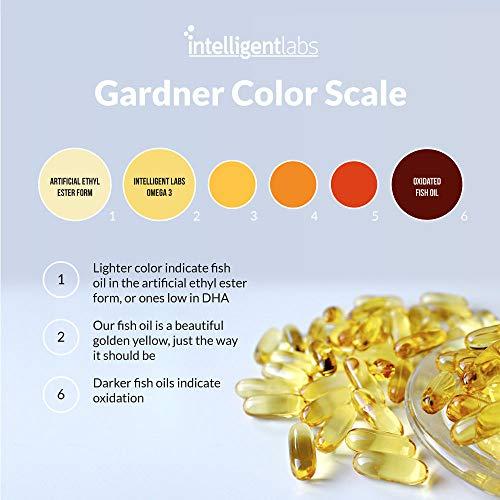 Intelligent Labs Intelligent Labs Triglyceride Omega-3 | 2,250 mg Fish Oil (1,224 mg EPA + 816 mg DHA + 210 mg Other Omega-3) | 120 Softgels | High-Potency Fish Oil Supplement