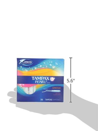 Tampax Tampax Pearl Plastic Tampons, Super Plus Absorbency, Scented, 36 tampons